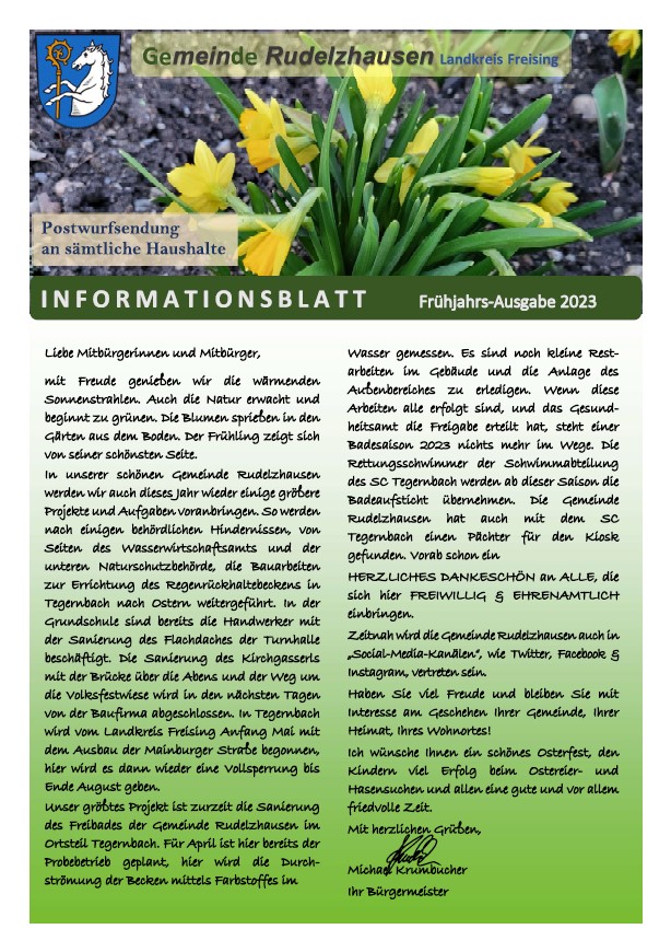 Informationsblatt