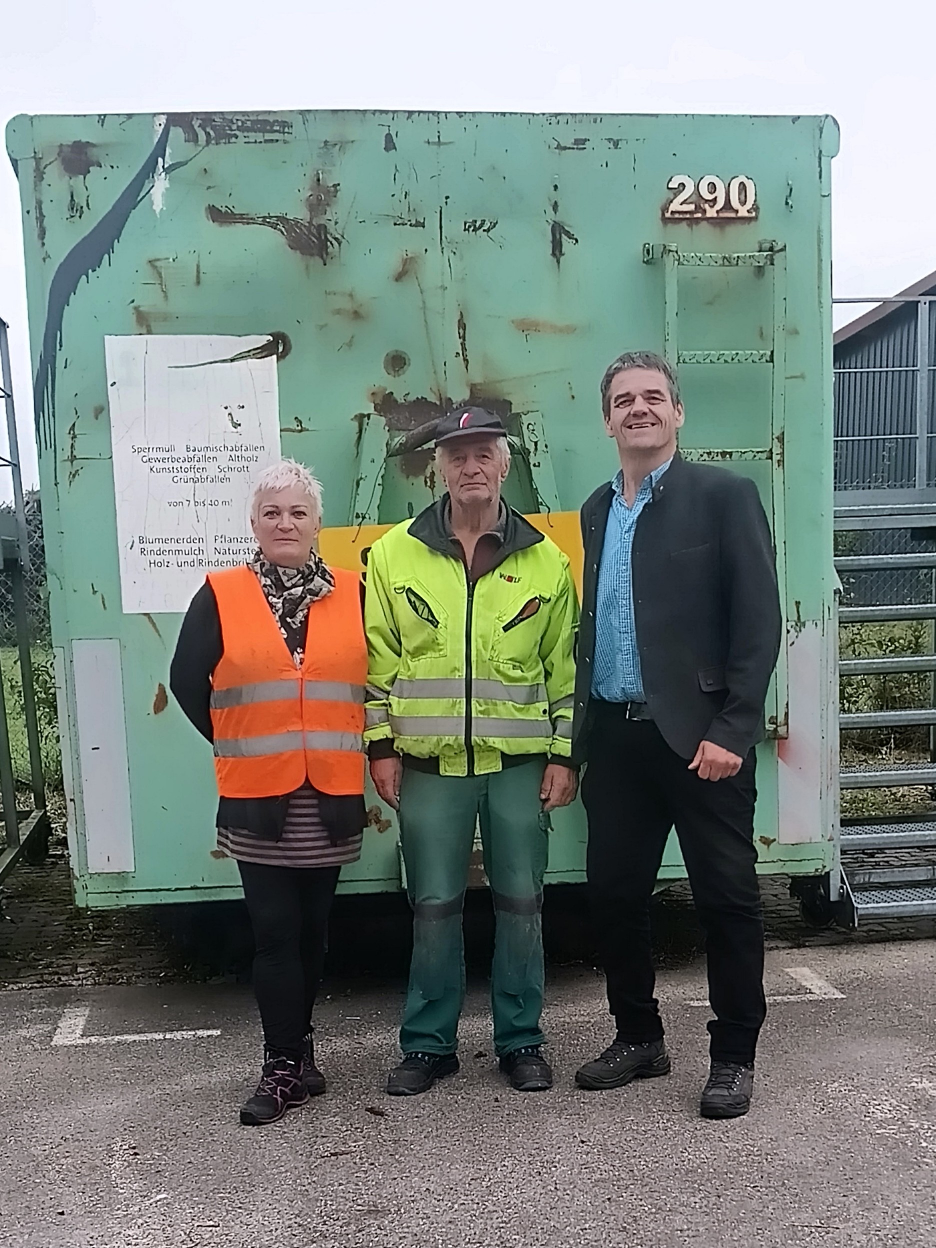 Neuer Mitarbeiter im Wertstoffhof